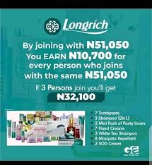longrich nigeria compensation plan